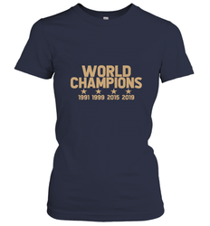 Us women's soccer team win world champions 4 four title 2019 Women's T-Shirt