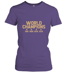 Us women's soccer team win world champions 4 four title 2019 Women's T-Shirt Women's T-Shirt - belovedtshirt