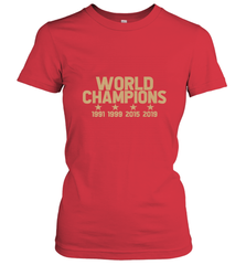 Us women's soccer team win world champions 4 four title 2019 Women's T-Shirt Women's T-Shirt - belovedtshirt
