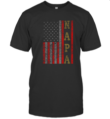 Cool Patriotic Napa US Flag Men's T-Shirt Men's T-Shirt - belovedtshirt