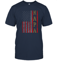 Cool Patriotic Napa US Flag Men's T-Shirt