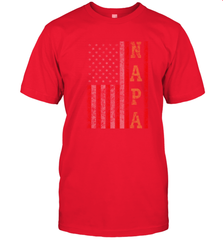 Cool Patriotic Napa US Flag Men's T-Shirt Men's T-Shirt - belovedtshirt