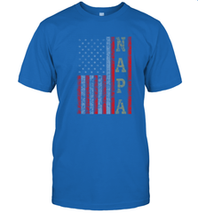 Cool Patriotic Napa US Flag Men's T-Shirt Men's T-Shirt - belovedtshirt
