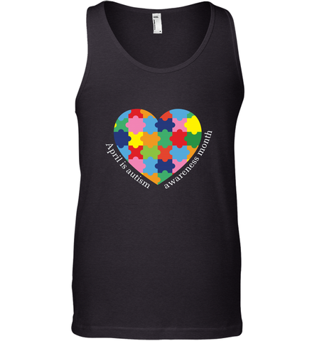 April is autism awareness month T shirt Men's Tank Top Men's Tank Top / Black / XS Men's Tank Top - belovedtshirt