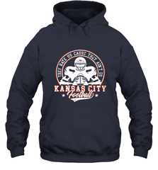Vintage NFL Kansas City Football Logo Hooded Sweatshirt Hooded Sweatshirt - belovedtshirt