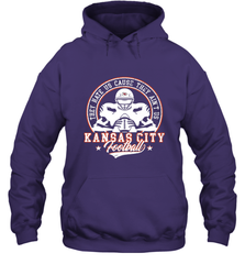Vintage NFL Kansas City Football Logo Hooded Sweatshirt Hooded Sweatshirt - belovedtshirt