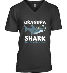 Grandpa Shark Family Shark Men's V-Neck
