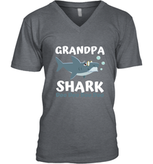 Grandpa Shark Family Shark Men's V-Neck Men's V-Neck - belovedtshirt