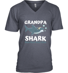Grandpa Shark Family Shark Men's V-Neck Men's V-Neck - belovedtshirt