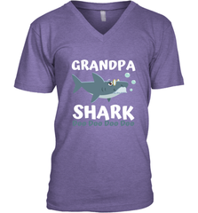 Grandpa Shark Family Shark Men's V-Neck Men's V-Neck - belovedtshirt