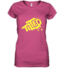 Fortnite Tilted (Yellow Logo) Women's V-Neck T-Shirt Women's V-Neck T-Shirt - belovedtshirt