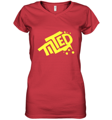 Fortnite Tilted (Yellow Logo) Women's V-Neck T-Shirt Women's V-Neck T-Shirt - belovedtshirt