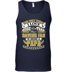 NFL The Only Thing I Love More Than Being A Baltimore Ravens Fan Is Being A Papa Football Men's Tank Top Men's Tank Top - belovedtshirt
