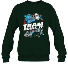 WWE The Rock Team Bring It Crewneck Sweatshirt Crewneck Sweatshirt - belovedtshirt
