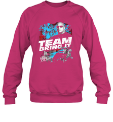 WWE The Rock Team Bring It Crewneck Sweatshirt Crewneck Sweatshirt - belovedtshirt