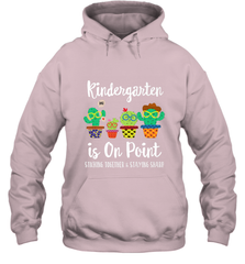 Kindergarten is on point, 1st day of school cactus teacher Hooded Sweatshirt Hooded Sweatshirt - belovedtshirt