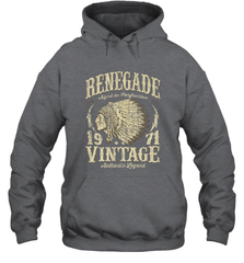 Vintage Made In 1971 T Shirt 47th Birthday Gift Hooded Sweatshirt Hooded Sweatshirt - belovedtshirt