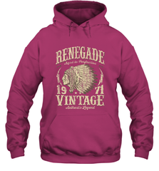 Vintage Made In 1971 T Shirt 47th Birthday Gift Hooded Sweatshirt Hooded Sweatshirt - belovedtshirt