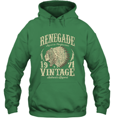 Vintage Made In 1971 T Shirt 47th Birthday Gift Hooded Sweatshirt Hooded Sweatshirt - belovedtshirt