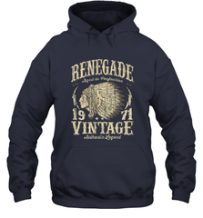 Vintage Made In 1971 T Shirt 47th Birthday Gift Hooded Sweatshirt Hooded Sweatshirt - belovedtshirt