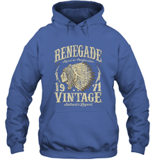 Vintage Made In 1971 T Shirt 47th Birthday Gift Hooded Sweatshirt Hooded Sweatshirt - belovedtshirt