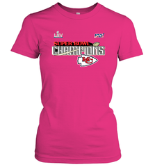 Youth Kansas City Chiefs NFL Pro Line by Fanatics Super Bowl LIV Champions Trophy Women's T-Shirt Women's T-Shirt - belovedtshirt