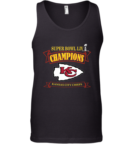 NFL Kansas City Chiefs Pro Line by Fanatics Super Bowl LIV Champions Men's Tank Top Men's Tank Top / Black / XS Men's Tank Top - belovedtshirt