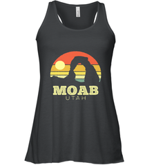 Moab Utah Vintage Sunset Arches Adventure Outdoors Women's Racerback Tank Women's Racerback Tank - belovedtshirt