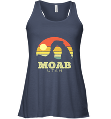 Moab Utah Vintage Sunset Arches Adventure Outdoors Women's Racerback Tank Women's Racerback Tank - belovedtshirt