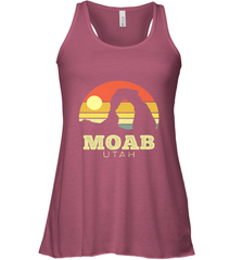 Moab Utah Vintage Sunset Arches Adventure Outdoors Women's Racerback Tank Women's Racerback Tank - belovedtshirt