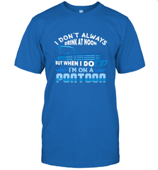 I Don't Always Drink At Noon But When I Do I'm On A Pontoon Men's T-Shirt Men's T-Shirt - belovedtshirt