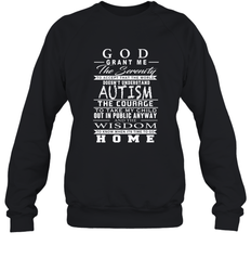 A shirt about Autism Crewneck Sweatshirt