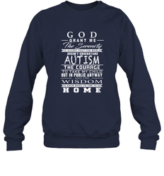 A shirt about Autism Crewneck Sweatshirt