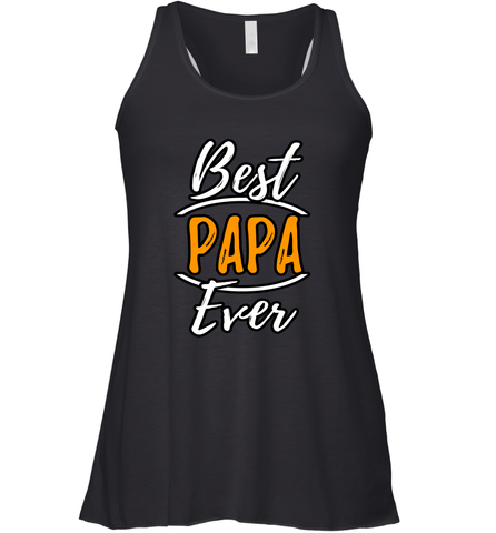 Best papa ever Women's Racerback Tank Women's Racerback Tank / Black / XS Women's Racerback Tank - belovedtshirt