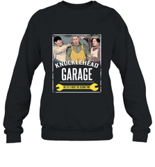 Knucklehead Garage Crewneck Sweatshirt Crewneck Sweatshirt - belovedtshirt