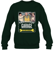 Knucklehead Garage Crewneck Sweatshirt Crewneck Sweatshirt - belovedtshirt