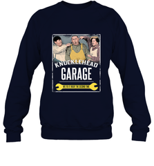 Knucklehead Garage Crewneck Sweatshirt Crewneck Sweatshirt - belovedtshirt