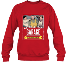 Knucklehead Garage Crewneck Sweatshirt Crewneck Sweatshirt - belovedtshirt