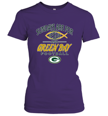 Sundays Are For Jesus and Green Bay Funny Christian Football 1 Women's T-Shirt Women's T-Shirt - belovedtshirt