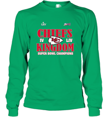 NFL Kansas City Chiefs Logo super bowl champions IV LIV Long Sleeve T-Shirt Long Sleeve T-Shirt - belovedtshirt