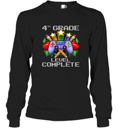 4th Grade Level Complete Back To School Gift Boys Girls Long Sleeve T-Shirt