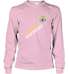 NFL Green Bay Packers Logo with Champion Crown Long Sleeve T-Shirt Long Sleeve T-Shirt - belovedtshirt
