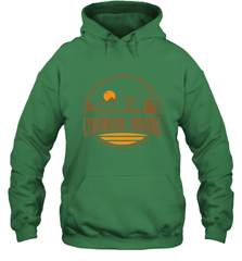 Vintage Lynchburg, Virginia Mountain Hiking Souvenir Print Hooded Sweatshirt Hooded Sweatshirt - belovedtshirt