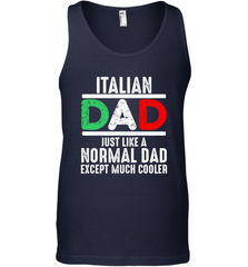 Italian Dad Much Cooler 3 Colours Italy Flag Fathers Day Men's Tank Top Men's Tank Top - belovedtshirt