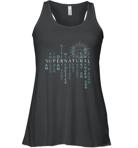 Supernatural For Men Woman Women's Racerback Tank Women's Racerback Tank / Black / XS Women's Racerback Tank - belovedtshirt
