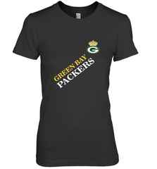 NFL Green Bay Packers Logo with Champion Crown Women's Premium T-Shirt Women's Premium T-Shirt - belovedtshirt