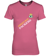 NFL Green Bay Packers Logo with Champion Crown Women's Premium T-Shirt Women's Premium T-Shirt - belovedtshirt