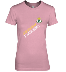 NFL Green Bay Packers Logo with Champion Crown Women's Premium T-Shirt Women's Premium T-Shirt - belovedtshirt