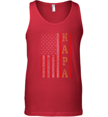 Cool Patriotic Napa US Flag Men's Tank Top Men's Tank Top - belovedtshirt