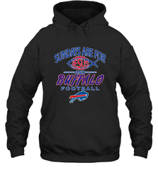 Sundays Are For Jesus and Buffalo Funny Christian Football 1 Hooded Sweatshirt Hooded Sweatshirt - belovedtshirt